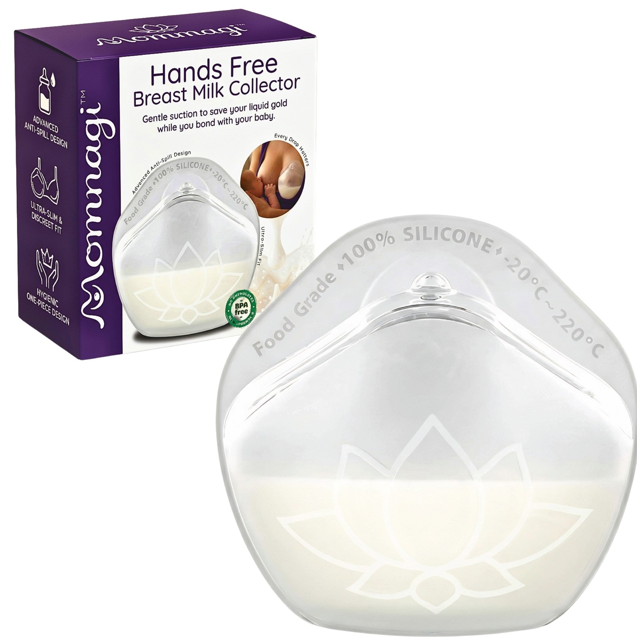 Made from 100% food-grade silicone